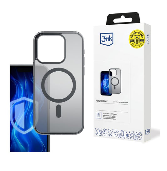 MagSafe futrola za Apple iPhone 16 Pro Max, 3MK, Frosty MagCase, Crna
