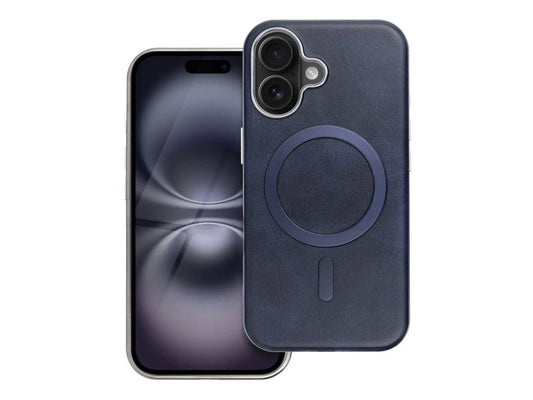 Futrola MagSafe za Apple iPhone 14 Pro, OEM, Gentleman Mag, Tamnoplava