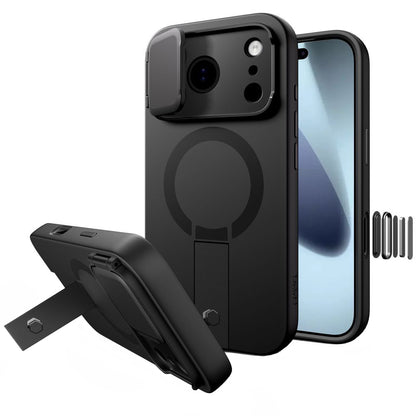 Futrola MagSafe za Apple iPhone 17 Pro, Tech-Protect, Kevlar Aura, Crna