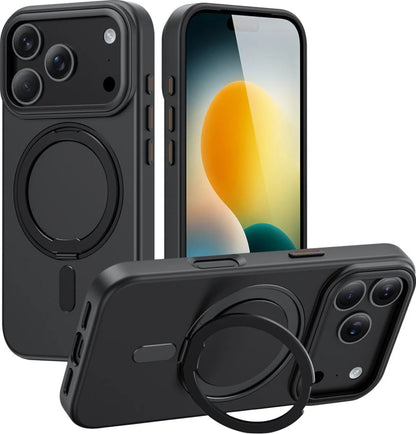 Futrola MagSafe za Apple iPhone 17 Pro Max, Tech-Protect, MagRing, Crna