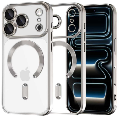 Futrola MagSafe za Apple iPhone 17 Pro, Tech-Protect, Magflex, Srebrna