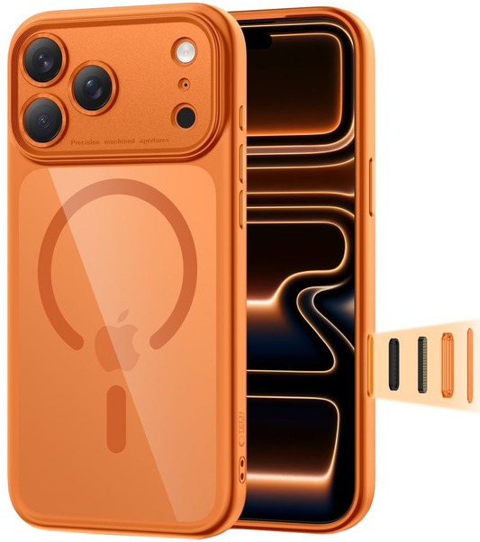 Futrola MagSafe za Apple iPhone 17 Pro, Tech-Protect, MagPeak, Narandžasta