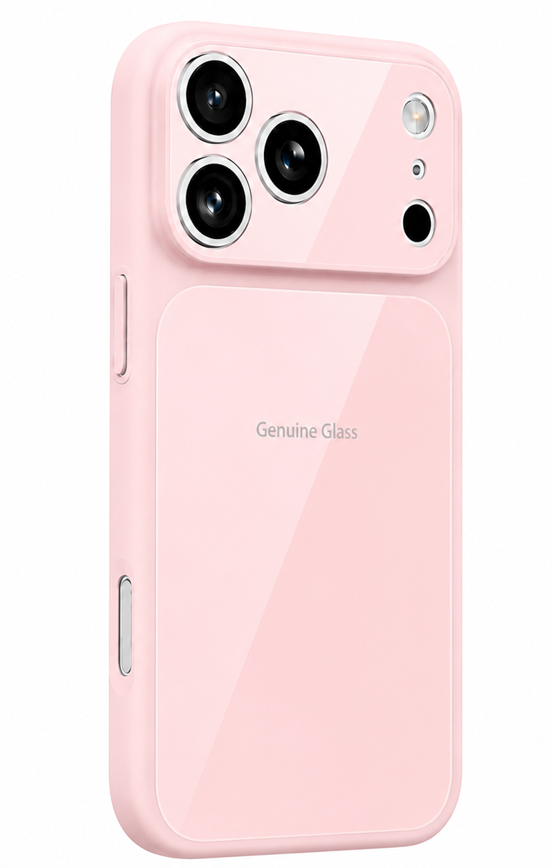 MagSafe futrola za Apple iPhone 14 / 13, OEM, Genuine Glass, Roze