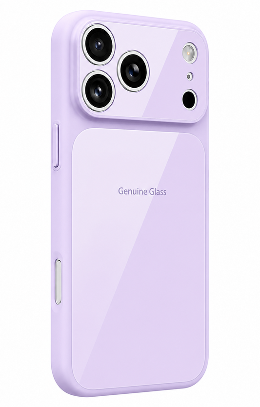 MagSafe futrola za Apple iPhone 17, OEM, Genuine Glass, Ljubičasta
