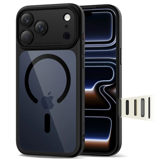 MagSafe futrola za Apple iPhone 17 Pro Max, Tech-Protect, MagPeak, Crna Providna