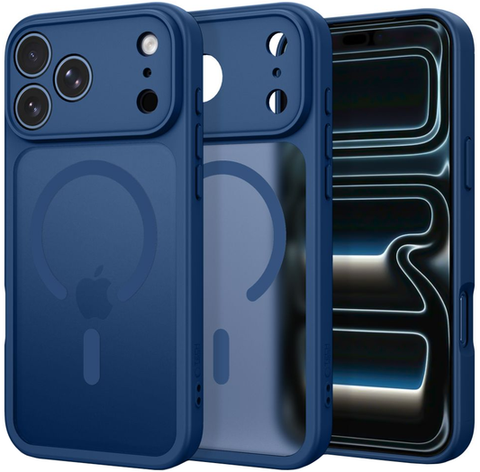 MagSafe futrola za Apple iPhone 18 Pro Max / 17 Pro Max, Tech-Protect, BasicMag, Mat Tamnoplava