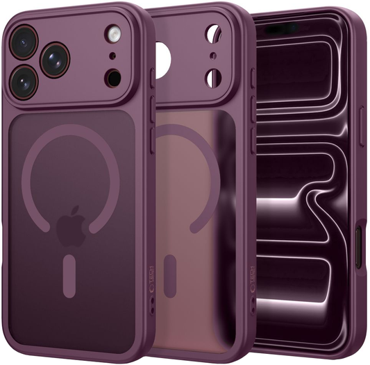 MagSafe futrola za Apple iPhone 18 Pro Max / 17 Pro Max, Tech-Protect, BasicMag, Mat bordo