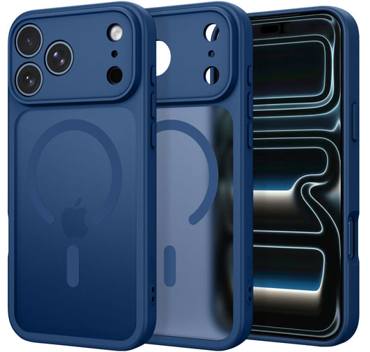 MagSafe futrola za Apple iPhone 18 Pro / 17 Pro, Tech-Protect, BasicMag, Mat Tamnoplava