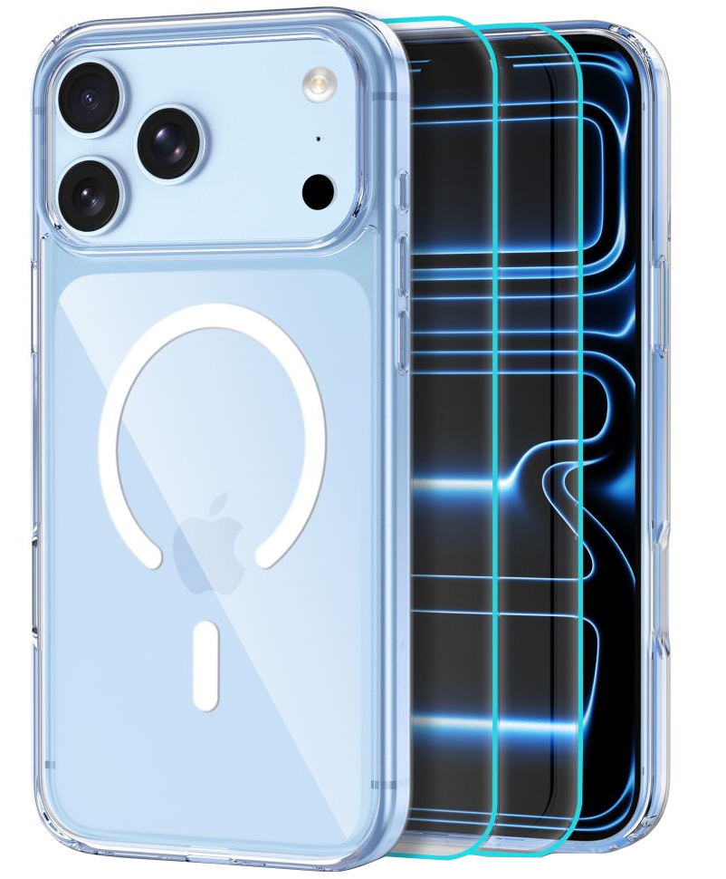 MagSafe futrola za Apple iPhone 18 Pro Max / 17 Pro Max, Tech-Protect, Flexair Hybrid sa zaštitnikom ekrana, Providna