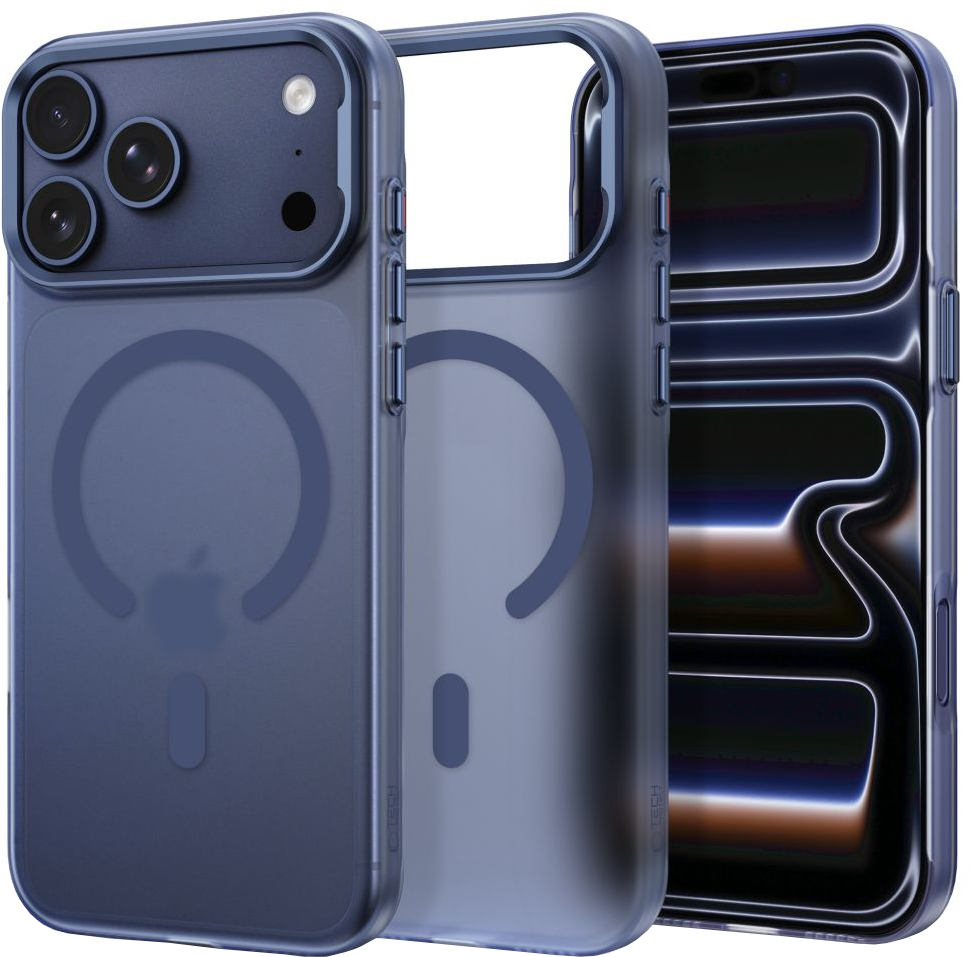 MagSafe futrola za Apple iPhone 18 Pro / 17 Pro, Tech-Protect, MagZero, Mat Tamnoplava