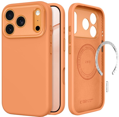 MagSafe futrola za Apple iPhone 18 Pro / 17 Pro, Tech-Protect, Uniq CC, Narandžasta