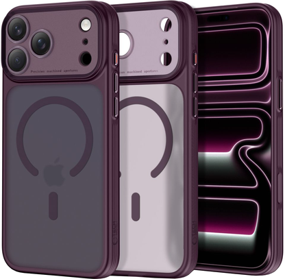 MagSafe futrola za Apple iPhone 18 Pro Max / 17 Pro Max, Tech-Protect, MagPrime CC, Mat bordo