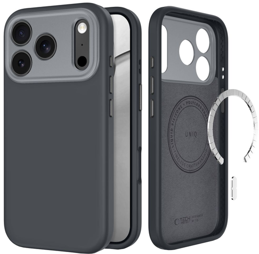 MagSafe futrola za Apple iPhone 18 Pro Max / 17 Pro Max, Tech-Protect, Uniq CC, Siva