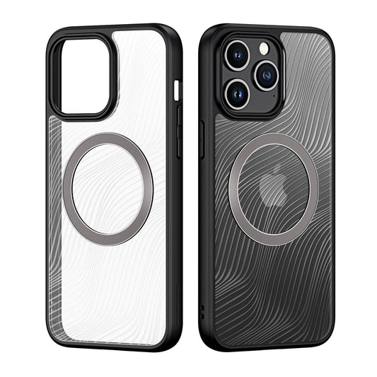 Case MagSafe for Apple iPhone 15 Pro, DUX DUCIS, Aimo Mag, Black 
