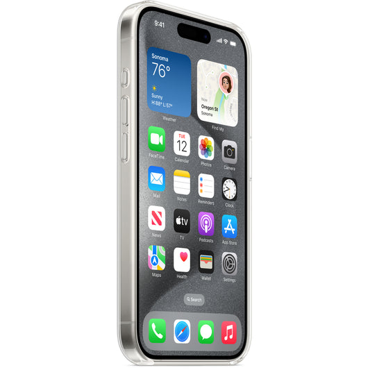 MagSafe Case for Apple iPhone 15 Pro Max, Transparent MT233ZM/A 