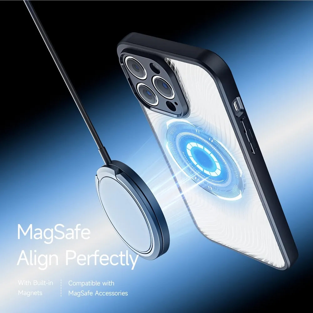 Futrola MagSafe za Apple iPhone 13 Pro Max, DUX DUCIS, Aimo Mag, Crna