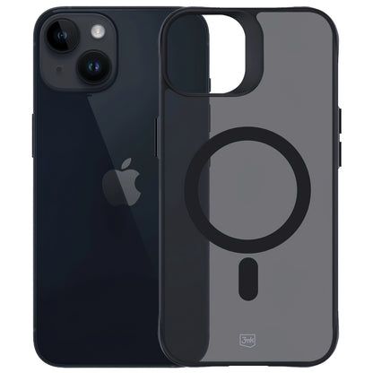 MagSafe futrola za Apple iPhone 15, 3MK, Smoke MagCase, Crna