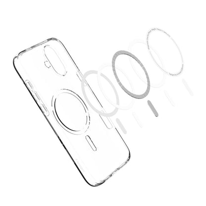 Futrola MagSafe za Apple iPhone 16, Spigen, Liquid Crystal, Prozirna ACS08390