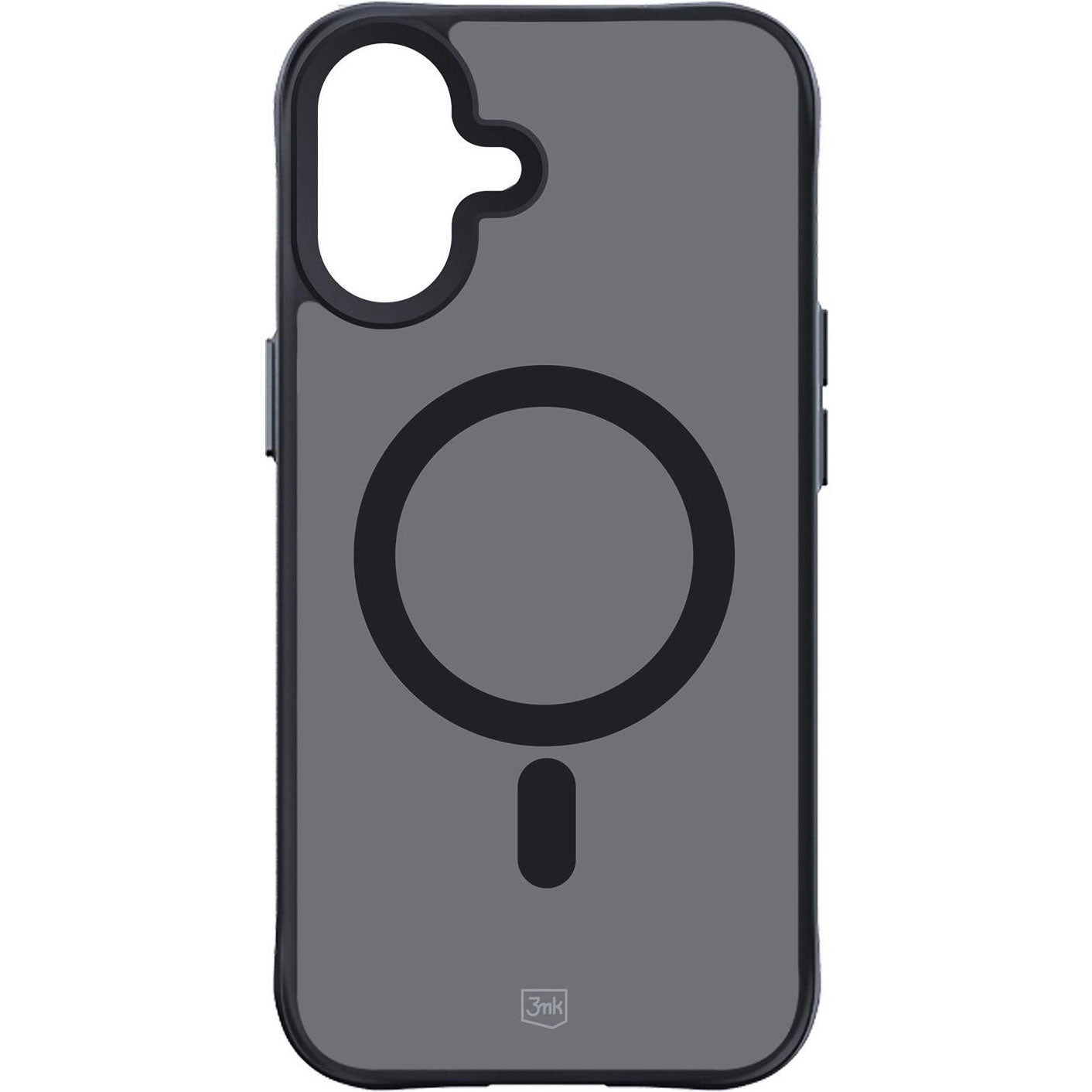 MagSafe futrola za Apple iPhone 16, 3MK, Smoke MagCase, Crna