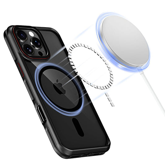 MagSafe Case for Apple iPhone 16 Pro Max, Tech-Protect, Maghybrid, Black 