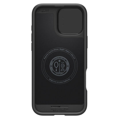 MagSafe case for Apple iPhone 16 Pro, Spigen, OPTIK ARMOR, Black ACS08149 