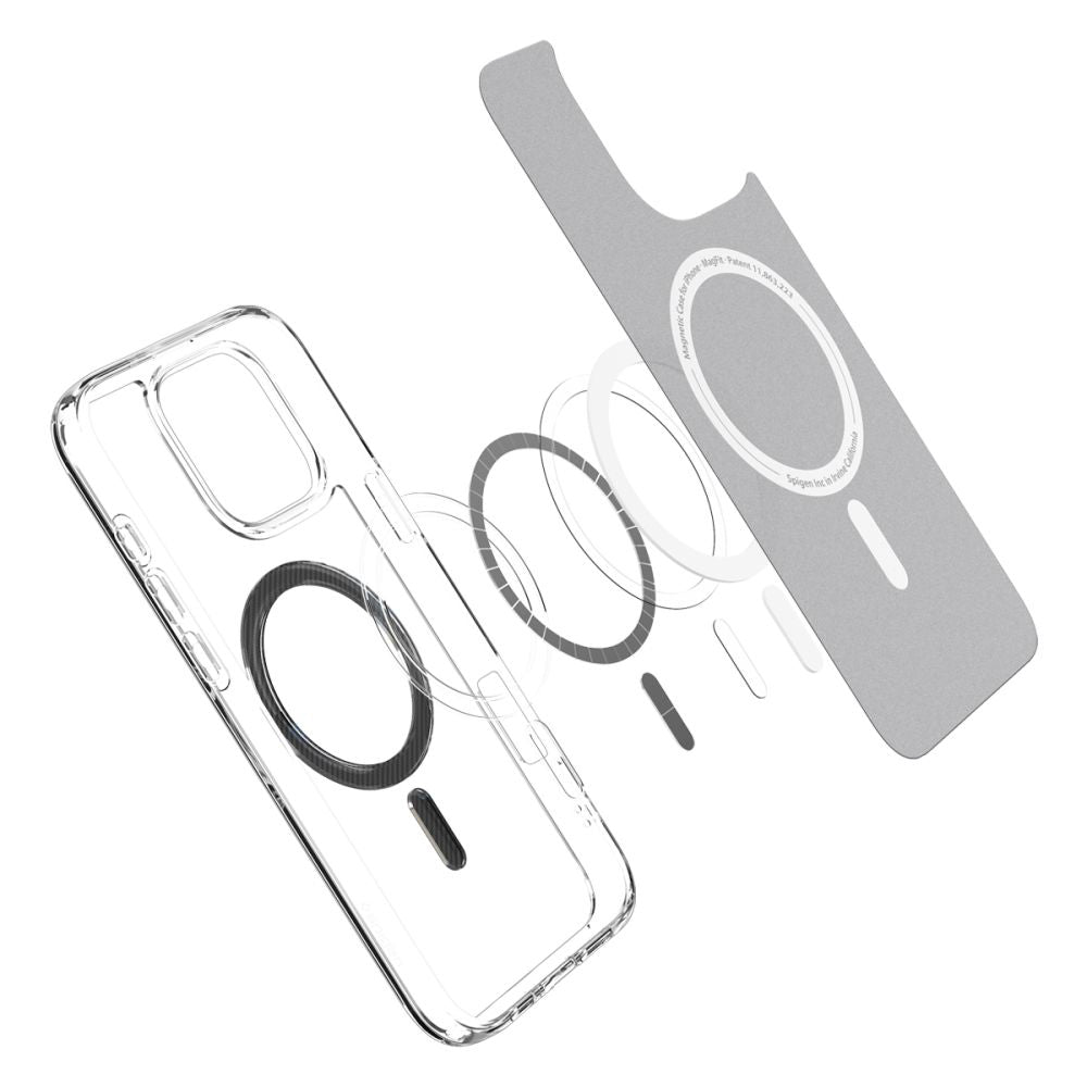 MagSafe Case for Apple iPhone 16 Pro, Spigen, Ultra Hybrid, Grey ACS08131 