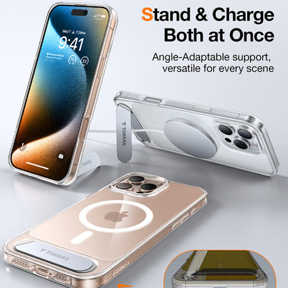 Futrola MagSafe za Apple iPhone 16 Pro Max, Torras, Pstand, Transparentna