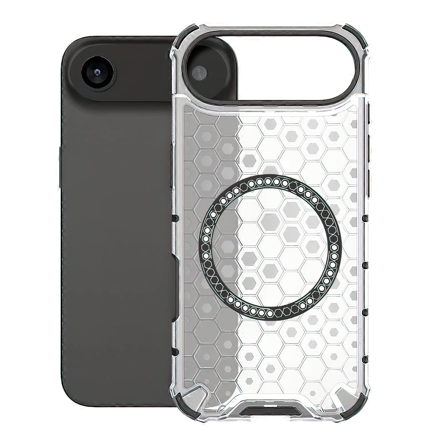 Futrola MagSafe za Apple iPhone 17 Air, Techsuit, HoneyComb Shield, Bela