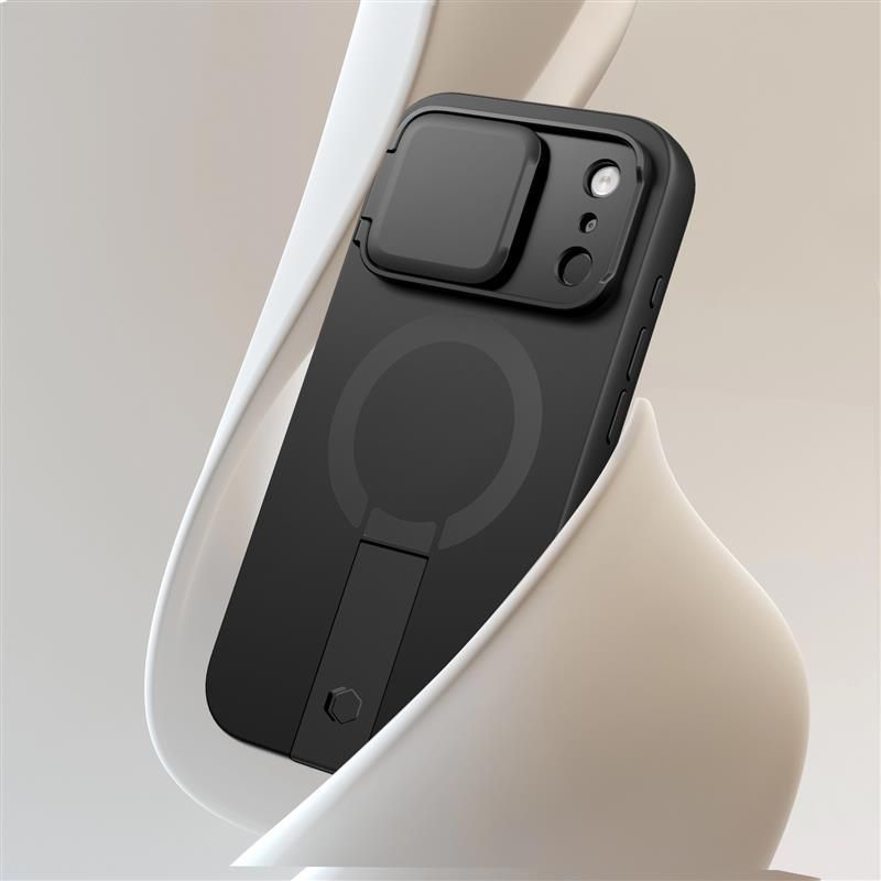 Futrola MagSafe za Apple iPhone 17 Pro Max, Tech-Protect, Kevlar Aura, Crna