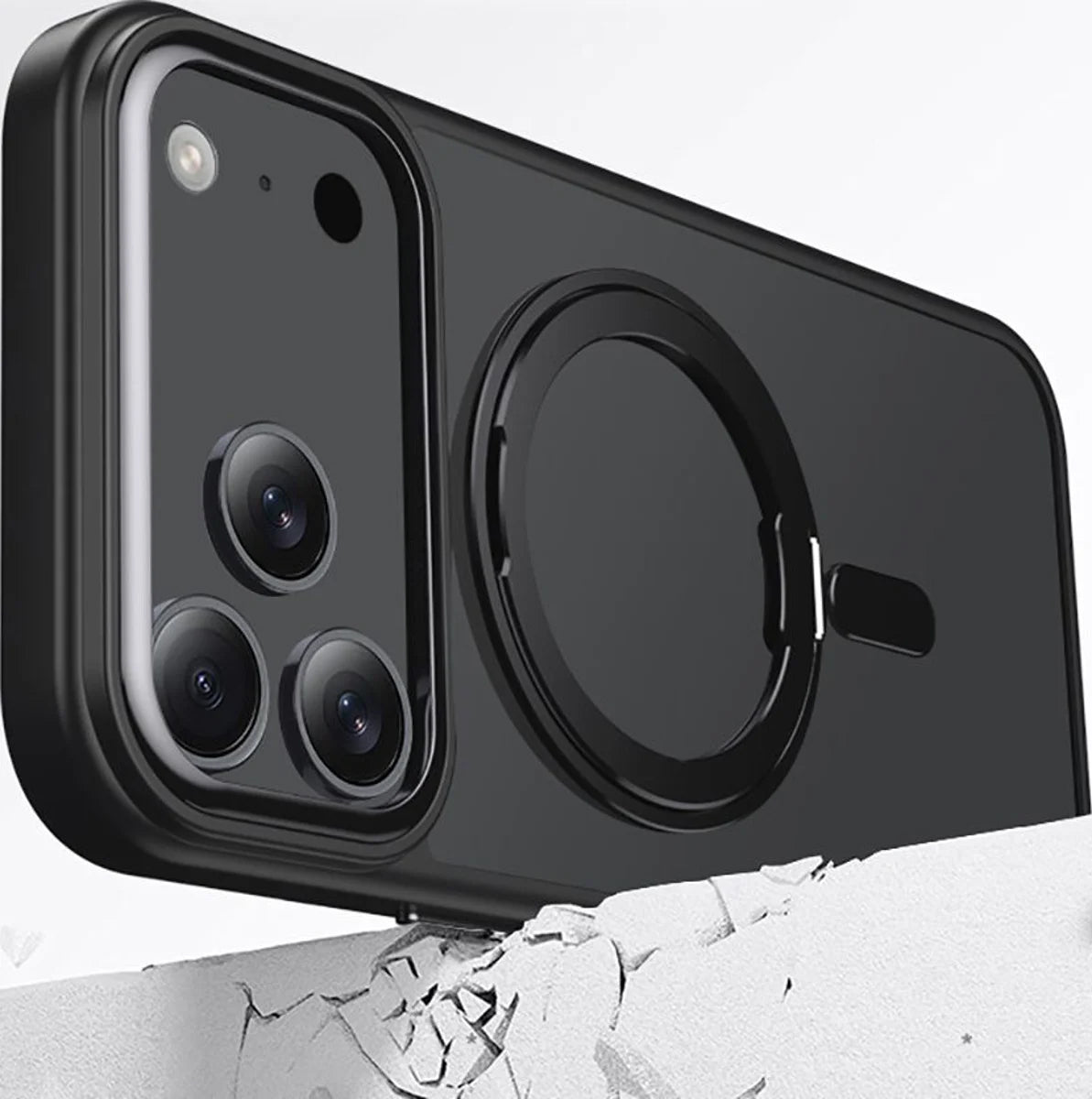 Futrola MagSafe za Apple iPhone 17 Pro Max, Tech-Protect, MagRing, Crna