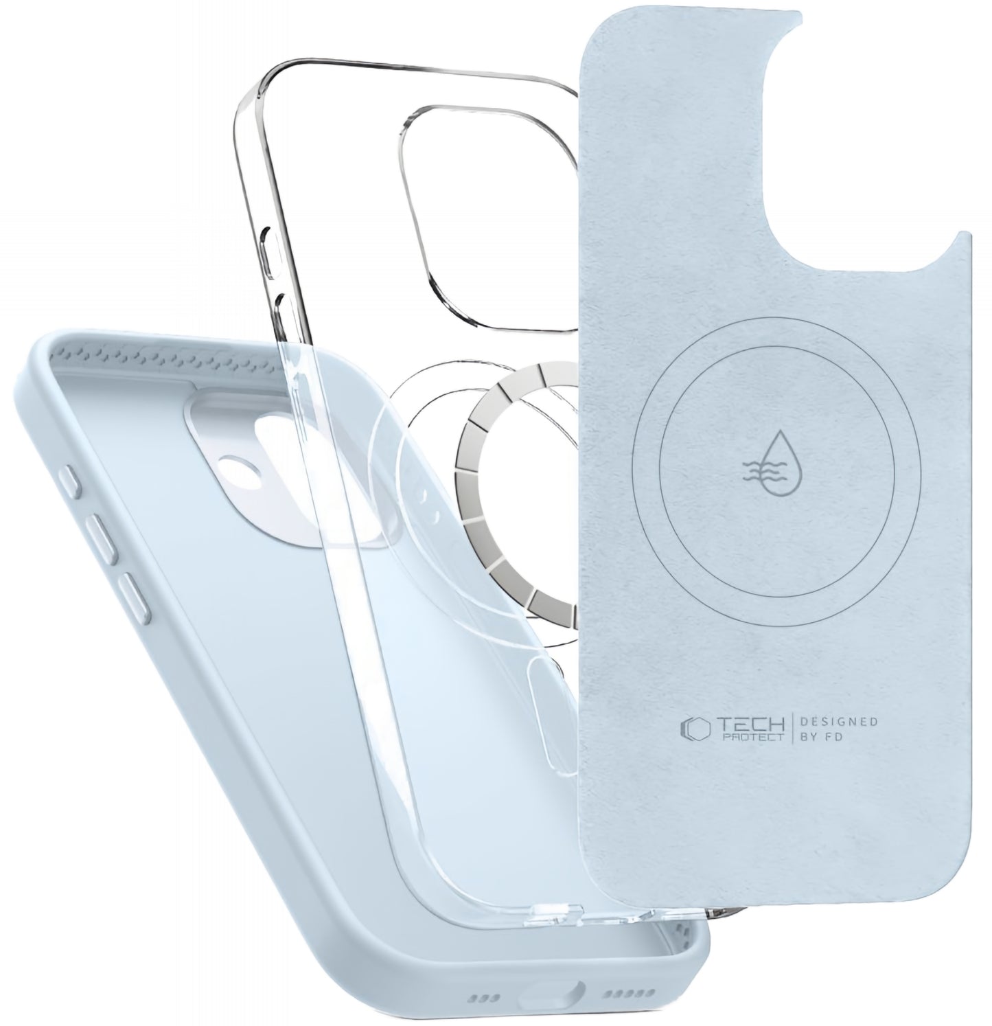 Futrola MagSafe za Apple iPhone 17, Tech-Protect, Uniq, Plava