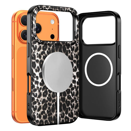 Futrola MagSafe za Apple iPhone 17 Pro, Tech-Protect, Lamano Leopard, Crna