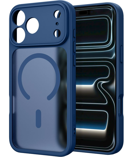 MagSafe futrola za Apple iPhone 18 Pro / 17 Pro, Tech-Protect, BasicMag, Mat Tamnoplava