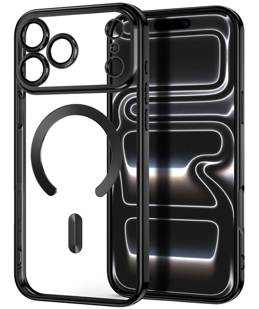 Futrola MagSafe za Apple iPhone 18 Pro Max / 17 Pro Max, Tech-Protect, Magflex, Crna Satenska