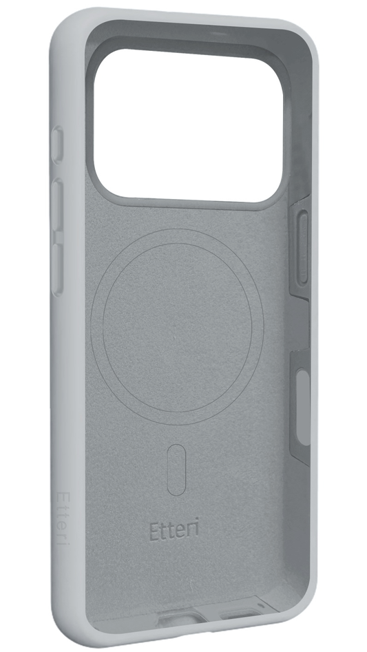 Futrola MagSafe za Apple iPhone 18 Pro Max / 17 Pro Max, Etteri, Silicone Mag, Siva