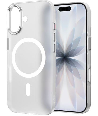 Futrola MagSafe za Apple iPhone 17, Tech-Protect, MagZero, Bela Mat