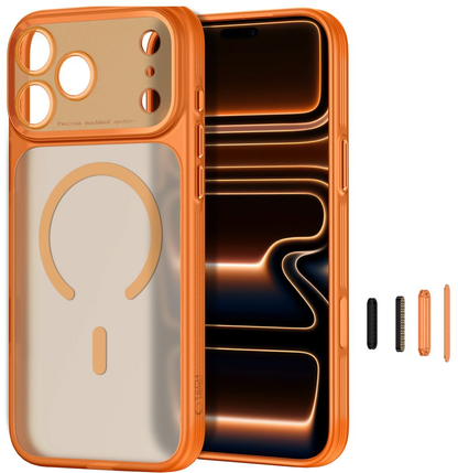 MagSafe futrola za Apple iPhone 18 Pro Max / 17 Pro Max, Tech-Protect, MagPrime CC, Mat Narandžasta