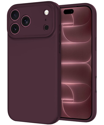 MagSafe maska za Apple iPhone 18 Pro / 17 Pro, Tech-Protect, silikonska, bordo boje