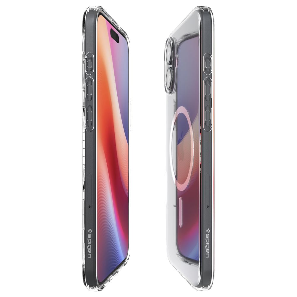 Futrola MagSafe za Apple iPhone 16, Spigen, Liquid Crystal, Prozirna ACS08390