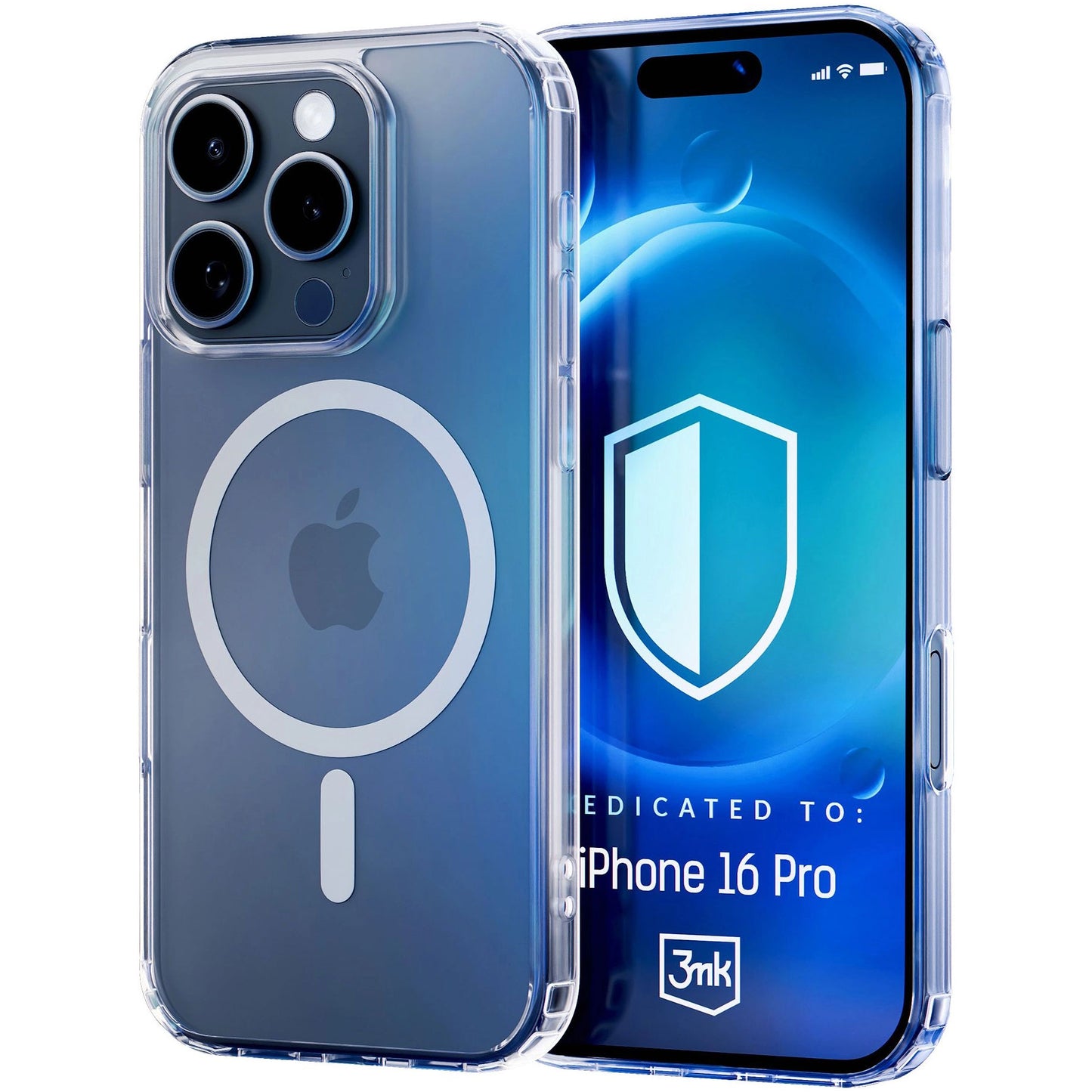 Futrola MagSafe za Apple iPhone 16 Pro, 3MK, MagCase, Prozirna