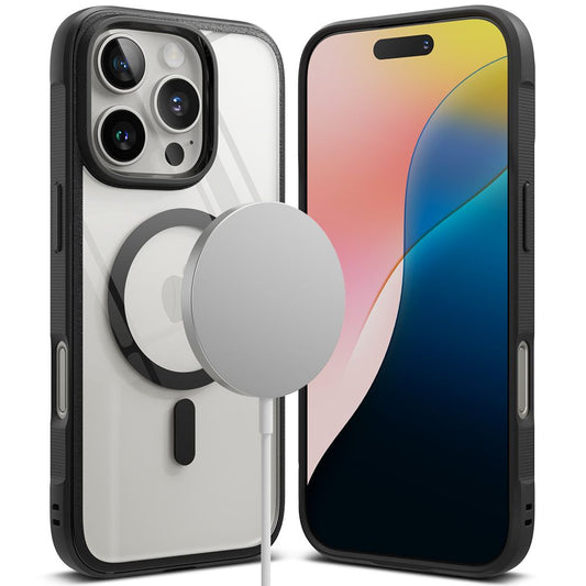 MagSafe Case for Apple iPhone 16 Pro Max, Ringke, Fusion Bold, Black 