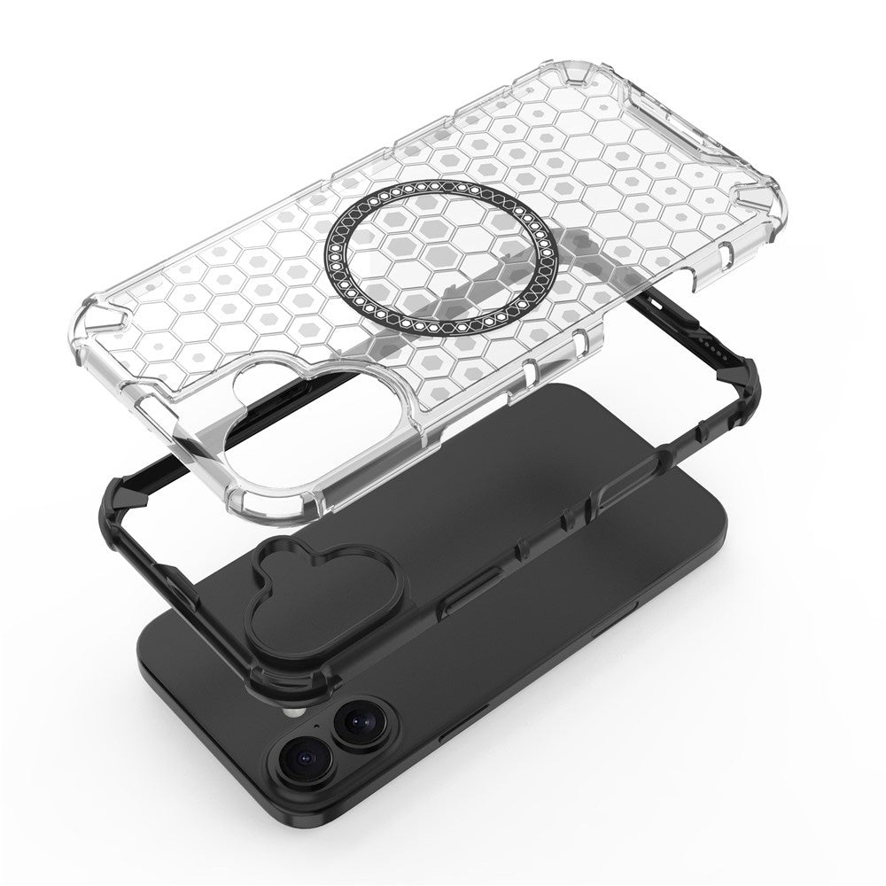 MagSafe futrola za Apple iPhone 16, Techsuit, HoneyComb Shield, Plava