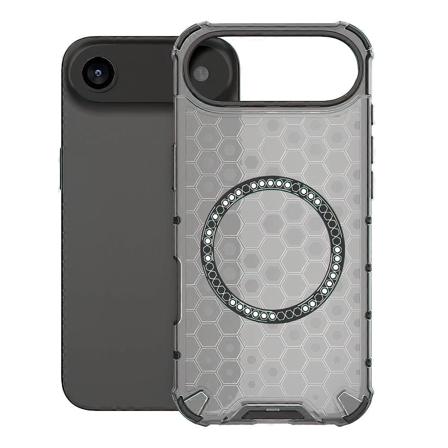 Futrola MagSafe za Apple iPhone 17 Air, Techsuit, HoneyComb Shield, Crna