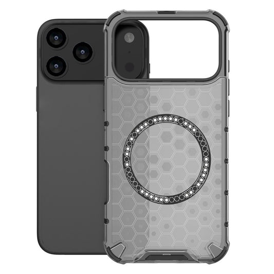 Futrola MagSafe za Apple iPhone 17 Pro Max, Techsuit, HoneyComb Shield, Crna