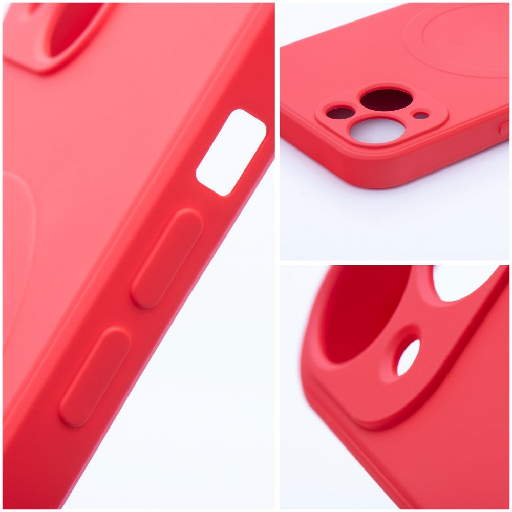Futrola MagSafe za Apple iPhone 17e / 16e, OEM, Silicone Mag, Crvena