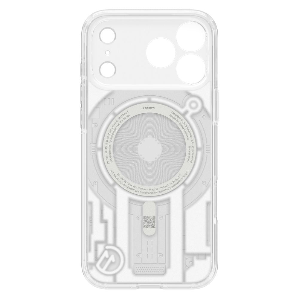 MagSafe maska za Apple iPhone 18 Pro Max / 17 Pro Max, Spigen, C11 Ultra Hybrid MagFit Element, bela ACS12307