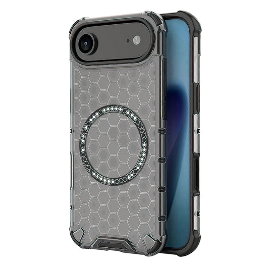 Futrola MagSafe za Apple iPhone 17 Air, Techsuit, HoneyComb Shield, Crna