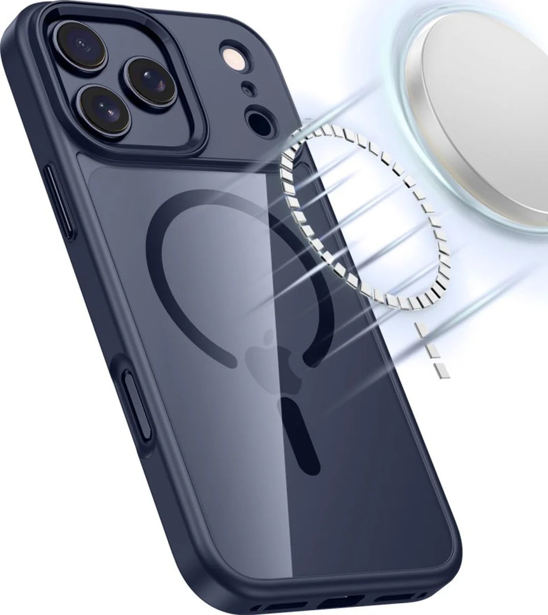 Futrola MagSafe za Apple iPhone 17 Pro, Tech-Protect, Magmat, Tamnoplava