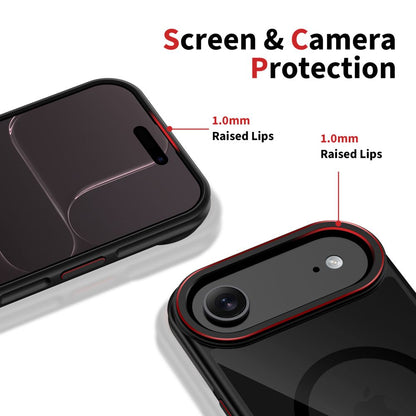 Futrola MagSafe za Apple iPhone 17 Air, Tech-Protect, Maghybrid, Crna