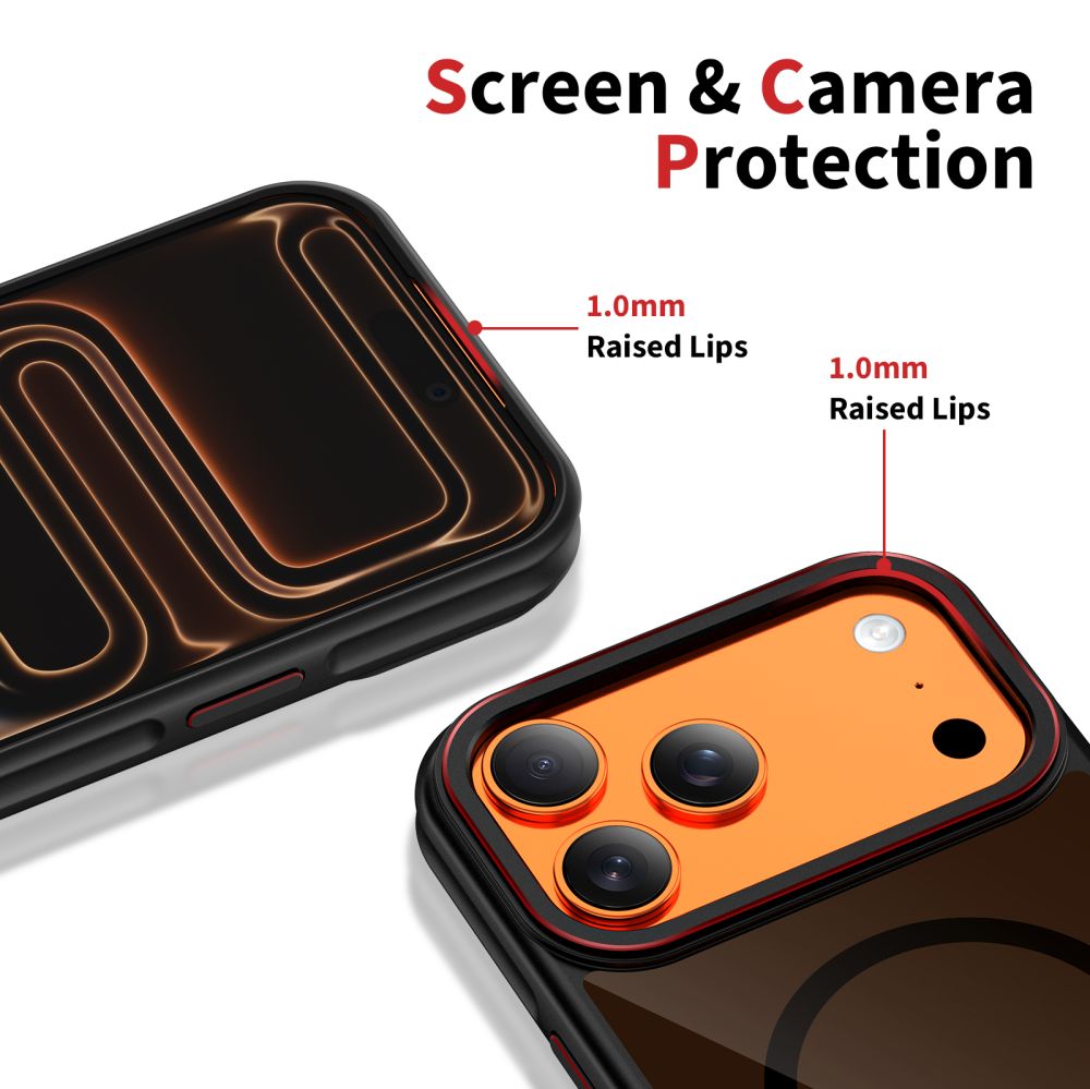 Futrola MagSafe za Apple iPhone 17 Pro, Tech-Protect, Maghybrid, Crna